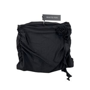 White Fox Boutique - Dancing In The Street Mini Skirt in Black